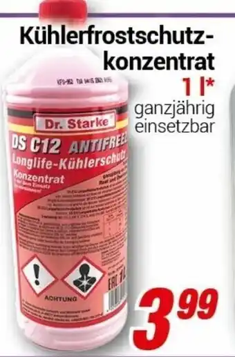 CENTERSHOP Kühlerfrostschutzkonzentrat 1L Angebot