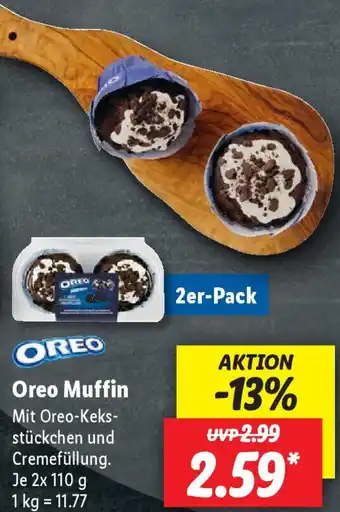 Lidl Oreo Muffin 2x110 g Angebot