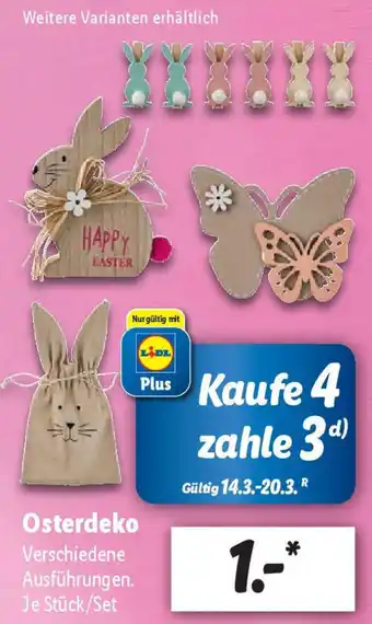 Lidl Osterdeko Angebot