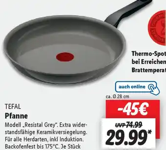 Lidl Tefal Pfanne Angebot