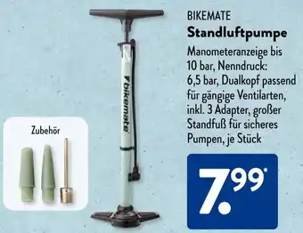 Aldi Süd Bikemate Standluftpumpe Angebot