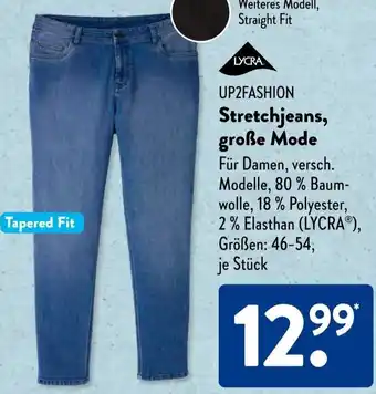 Aldi Süd UP2FASHION Stretchjeans, große Mode Angebot