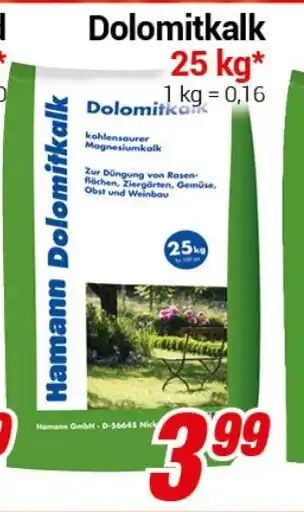 CENTERSHOP Golomitkalk 25 kg Angebot