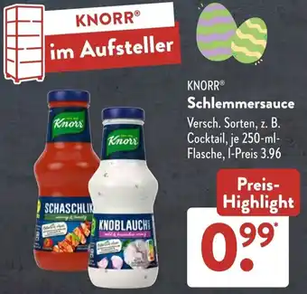 Aldi Süd KNORR Schlemmersauce 250 ml Flasche Angebot