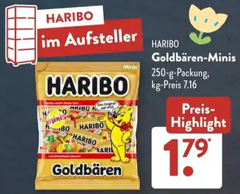 Aldi Süd HARIBO Goldbären-Minis 250 g Packung Angebot