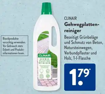 Aldi Süd CLINAIR Gehwegplattenreiniger 1 L Flasche Angebot