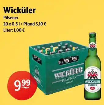 Trink und Spare Wicküler Pilsener 20*500ml Angebot