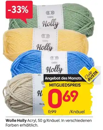 Rusta Wolle Holly Acryl, 50 g Angebot