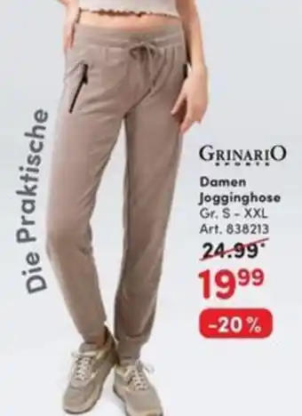 AWG Mode GRINARIO Sports Damen Jogginghose Gr. S-XXL Angebot