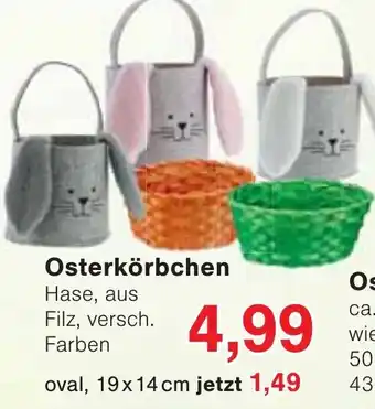 Wiglo Wunderland Osterkörbchen Angebot