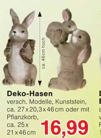 Wiglo Wunderland Deko-Hasen Angebot