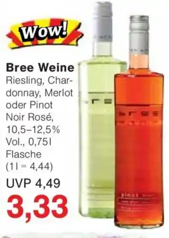 Jawoll Bree Weine 0,75 l Flasche Angebot