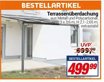 CENTERSHOP Terrassenüberdachung Angebot