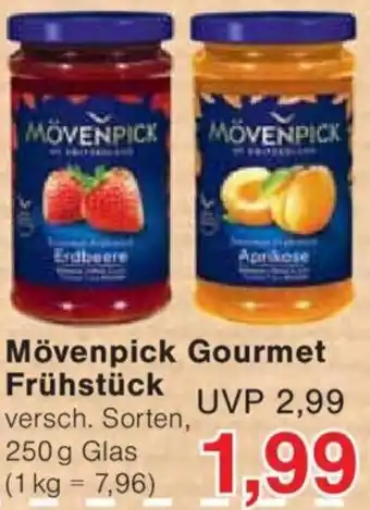 Jawoll Mövenpick Gourmet Frühstück 250 g Glas Angebot