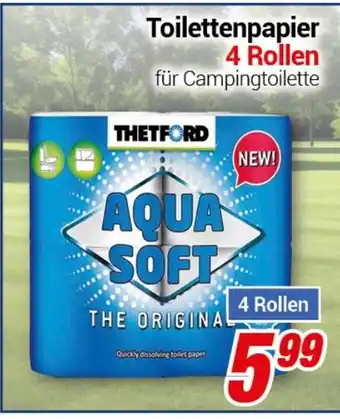 CENTERSHOP THETFORD Toilettenpapier 4 Rollen Angebot