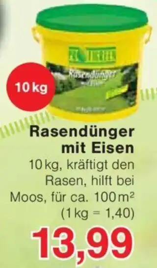 Jawoll Rasendünger mit Eisen 10 kg Angebot