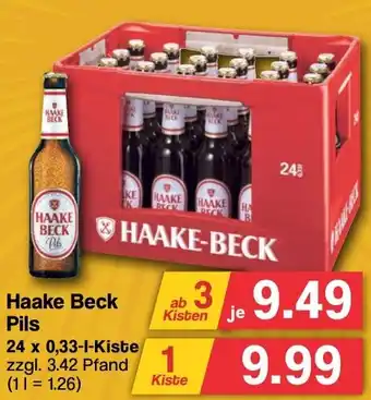 Famila Nord West Haake Beck Pils 24 x 0,33-l-Kiste Angebot