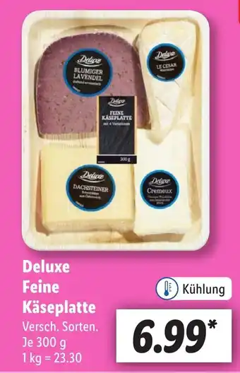 Lidl Deluxe Feine Käseplatte je 300 g Angebot