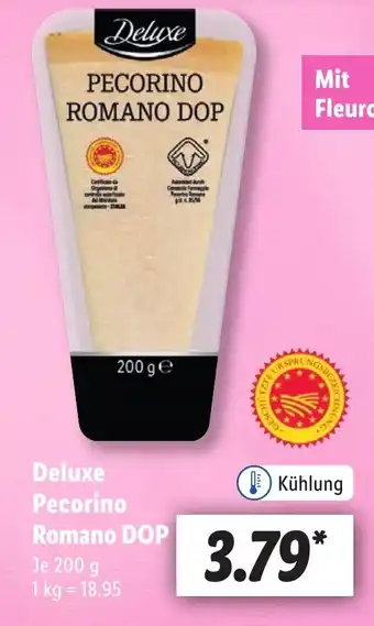 Lidl Deluxe Pecorino Romano DOP Je 200 g Angebot