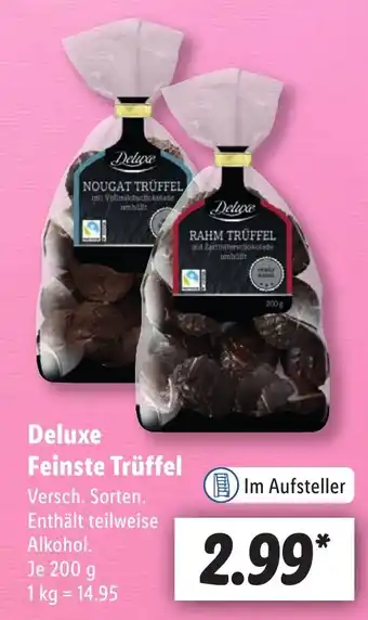 Lidl Deluxe Feinste Trüffel je 200 g Angebot