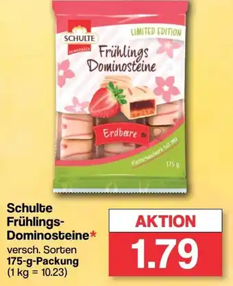 Famila Nord West Schulte Frühlings- Dominosteine 175-g-Packung Angebot