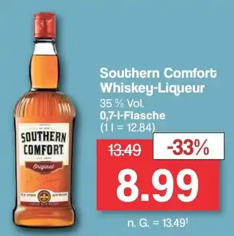 Famila Nord West Southern Comfort Whiskey-Liqueur 0,7 l Flasche Angebot