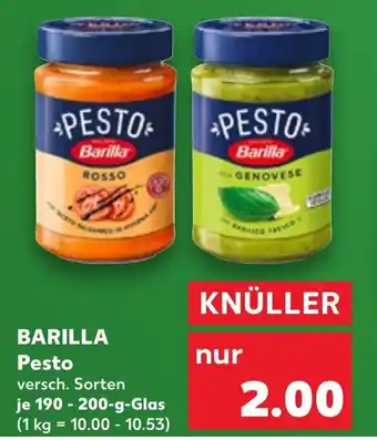 Kaufland BARILLA Pesto 190-200-g-Glas Angebot