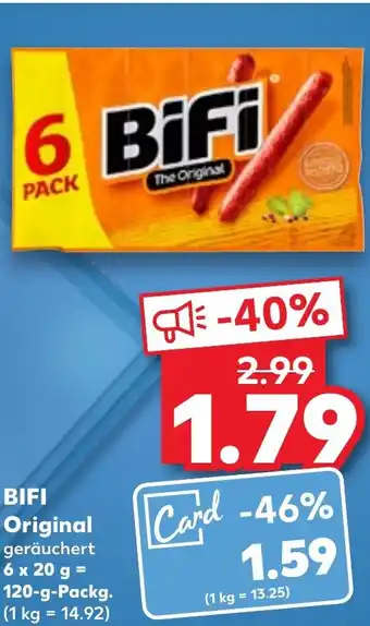 Kaufland BIFI Original 120-g-Packg. Angebot