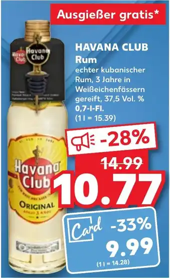 Kaufland HAVANA CLUB Rum 0,7 l Fl. Angebot