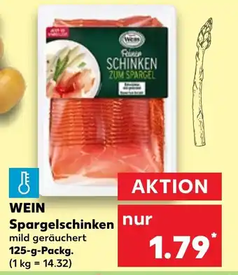 Kaufland WEIN Spargelschinken 125-g-Packg. Angebot