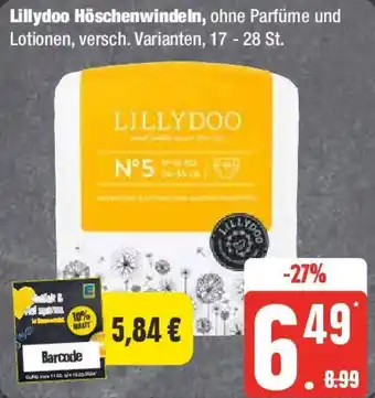 Edeka Lillydoo Höschenwindeln 17 - 28 St. Angebot