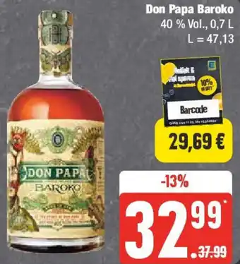 Edeka Don Papa Baroko 0,7 L Angebot