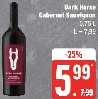 Edeka Dark Horse Cabernet Sauvignon 0,75 L Angebot