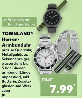 Kaufland TOWNLAND Herren Armbanduhr Angebot