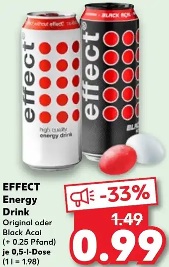 Kaufland EFFECT Energy Drink 0,5 L Dose Angebot