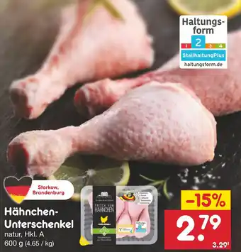 Netto Marken-Discount Hähnchen Unterschenkel 600 g Angebot