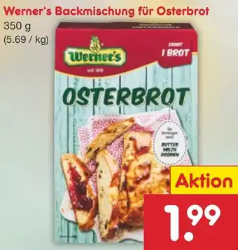 Netto Marken-Discount Werner's Backmischung für Osterbrot 350 g Angebot