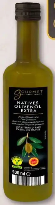 Aldi Nord GOURMET FINEST CUISINE Natives Olivenöl extra 500 ml Flasche Angebot