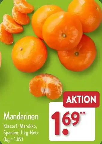 Aldi Nord Mandarinen 1 kg Netz Angebot