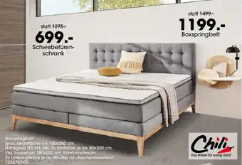 Möbel Martin Chili Boxspringbett Angebot