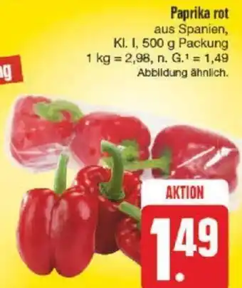 nah & gut Paprika rot 500g Angebot