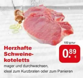 CAP Markt Herzhafte Schweinekoteletts 100g Angebot