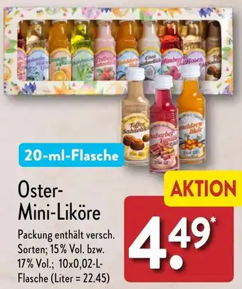 Aldi Nord Oster Mini-Liköre 20 ml Flasche Angebot