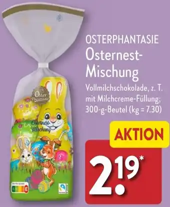 Aldi Nord OSTERPHANTASIE Osternest- Mischung 300 g Beutel Angebot