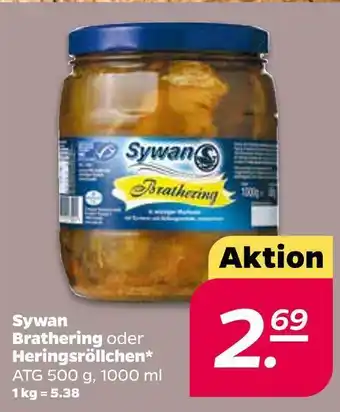 NETTO Sywan brathering oder heringsröllchen Angebot