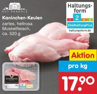 Netto Marken-Discount GUT PONHOLZ Kaninchen-Keulen ca. 520 g Angebot