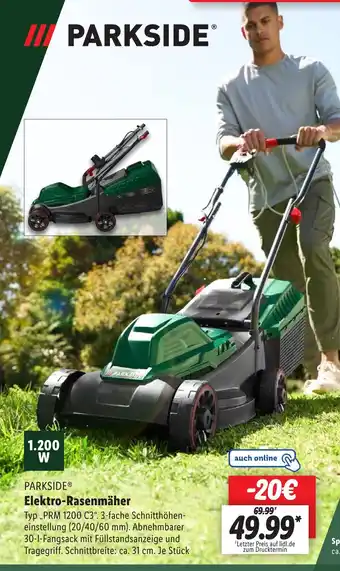 Lidl PARKSIDE Elektro-Rasenmäher Angebot
