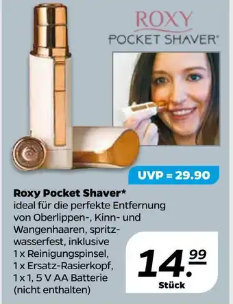 NETTO Roxy pocket shaver Angebot