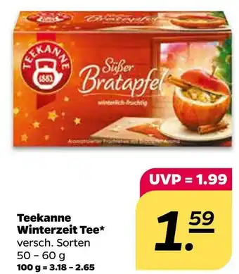 NETTO Teekanne winterzeit tee Angebot