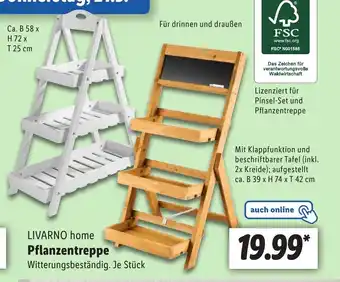 Lidl LIVARNO home Pflanzentreppe Witterungsbeständig. Je Stück Angebot